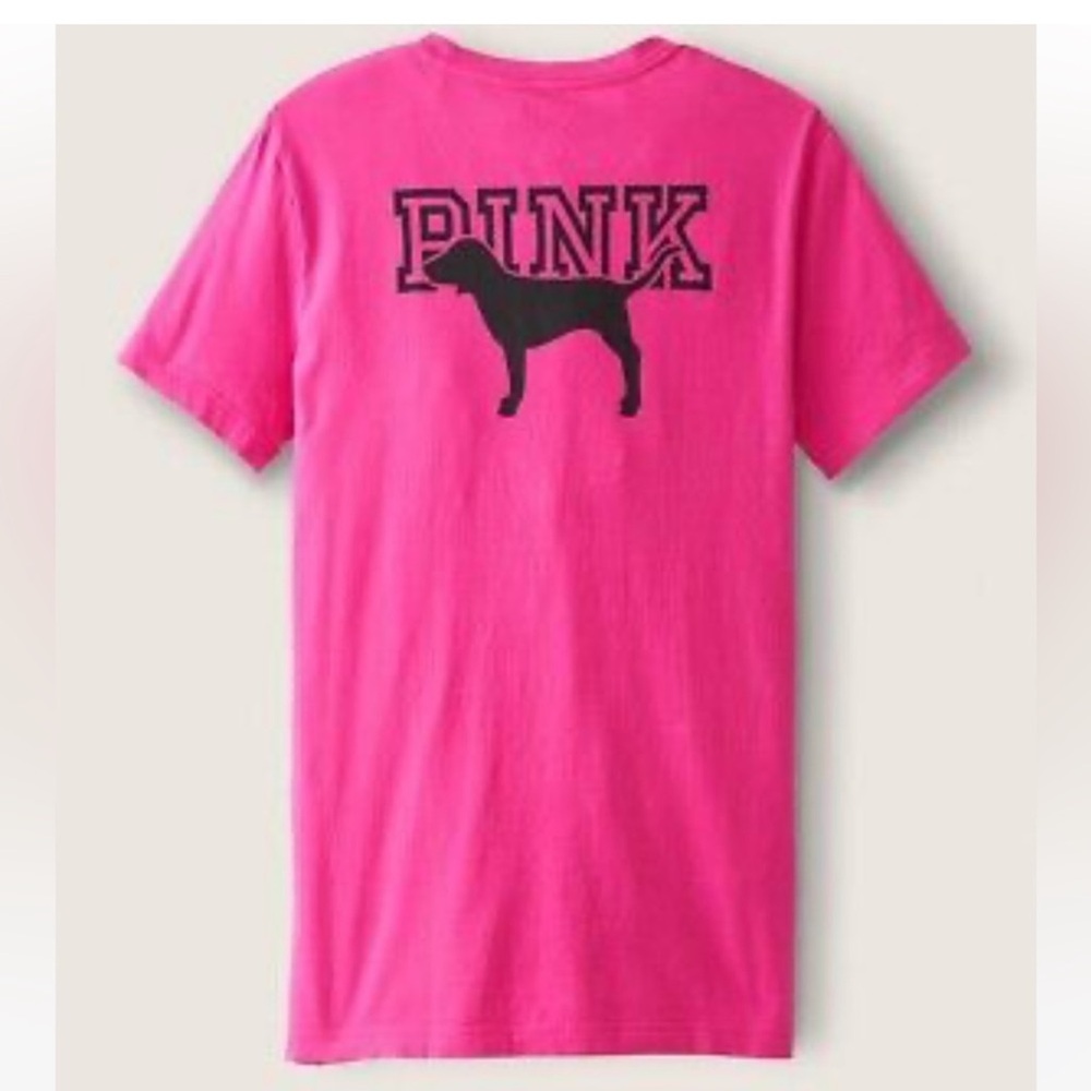 Vs Pink Everyday campus tee in Flawless pink